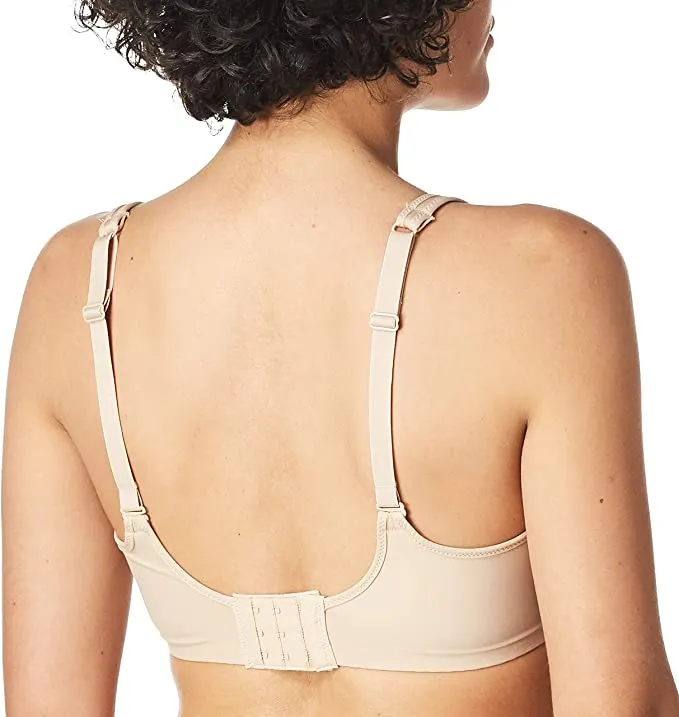 New Bali Designs Womens One Smooth U Ultra Light Illusion-Neckline Underwire Bra, Sz 36DD,  also fits 38D, 40C, 42B
