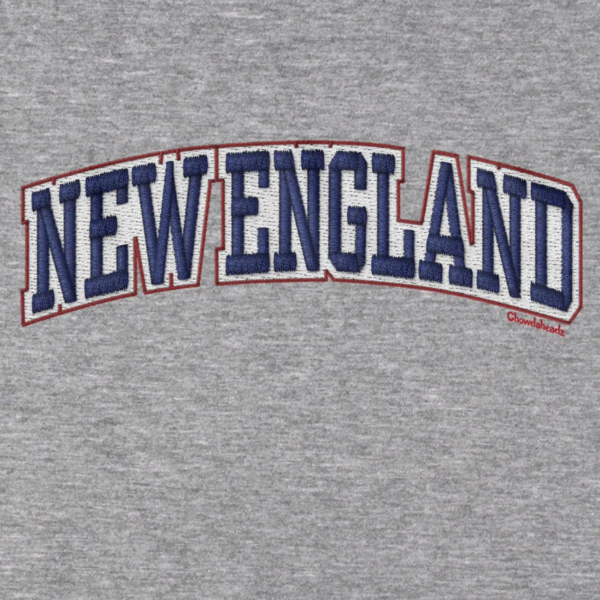 New England Arch Faux Embroidery Tailgater Hoodie