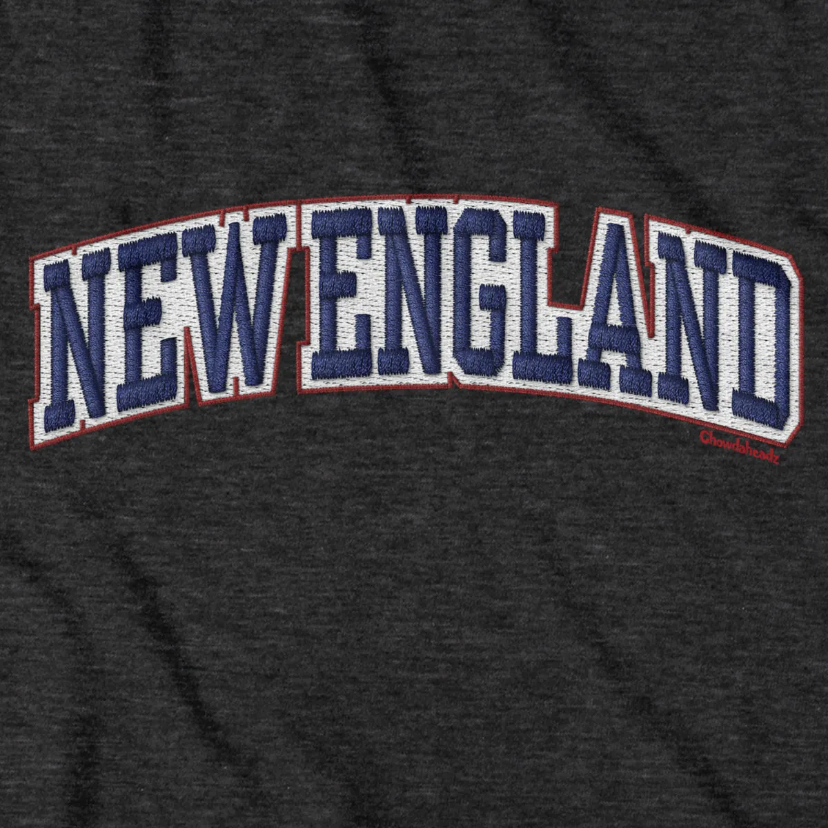 New England Arch Faux Embroidery Tailgater Hoodie