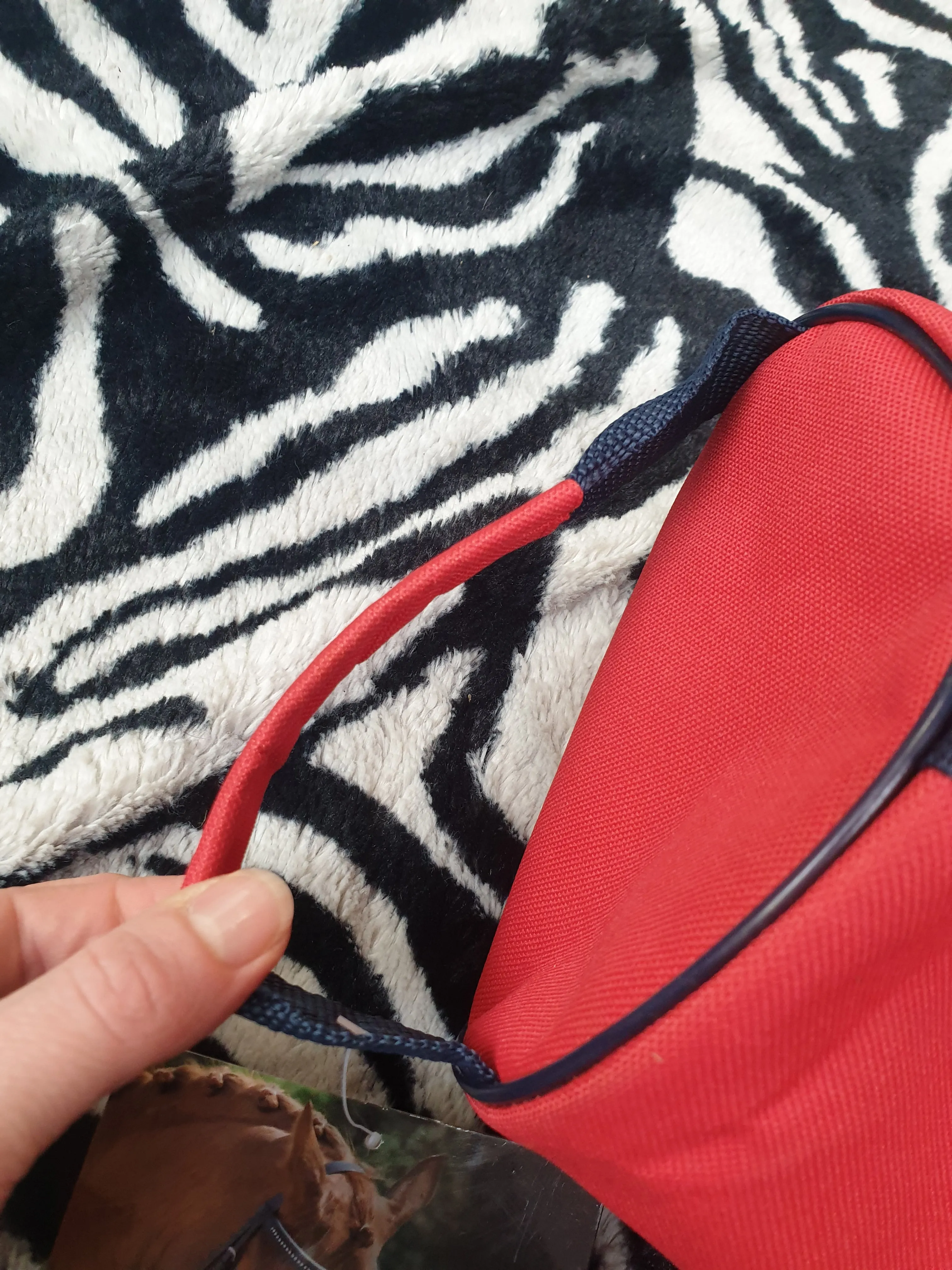 NEW rhinegold bridle bag, red, one size  ■