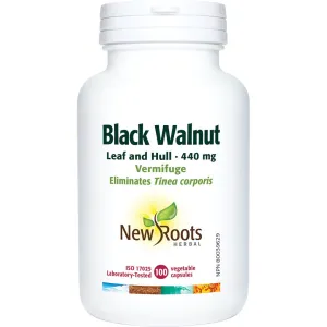New Roots Black Walnut Leaves & Hulls 100 Veg Capsules