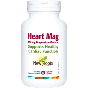 New Roots Heart Mag 60 Veg Capsules