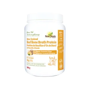 New Roots Herbal Beef Bone Broth   Organic Fermented Ginger 300g