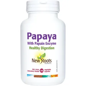 New Roots Papaya 100 Capsules