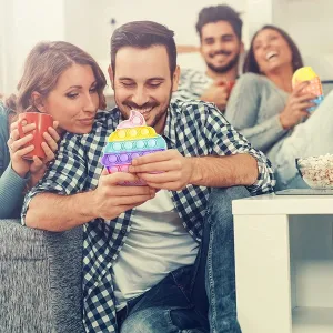 New SIXSONIC Bubble Pop Fidget Toy – Sensory Toys for Anxiety Relief for kids & adults, CUPCAKE!