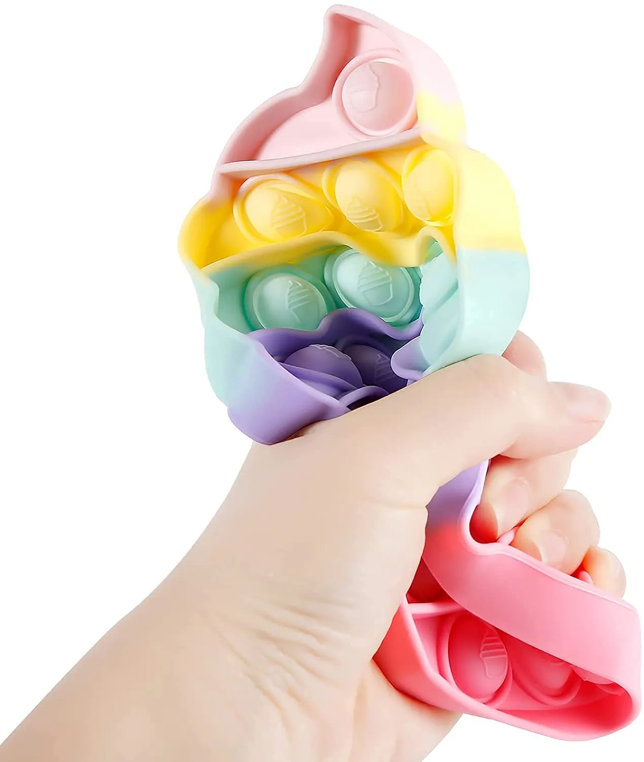 New SIXSONIC Bubble Pop Fidget Toy – Sensory Toys for Anxiety Relief for kids & adults, CUPCAKE!