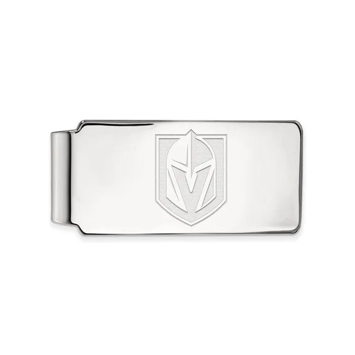 NHL Licensed Las Vegas Golden Knights Sterling Silver Money Clip