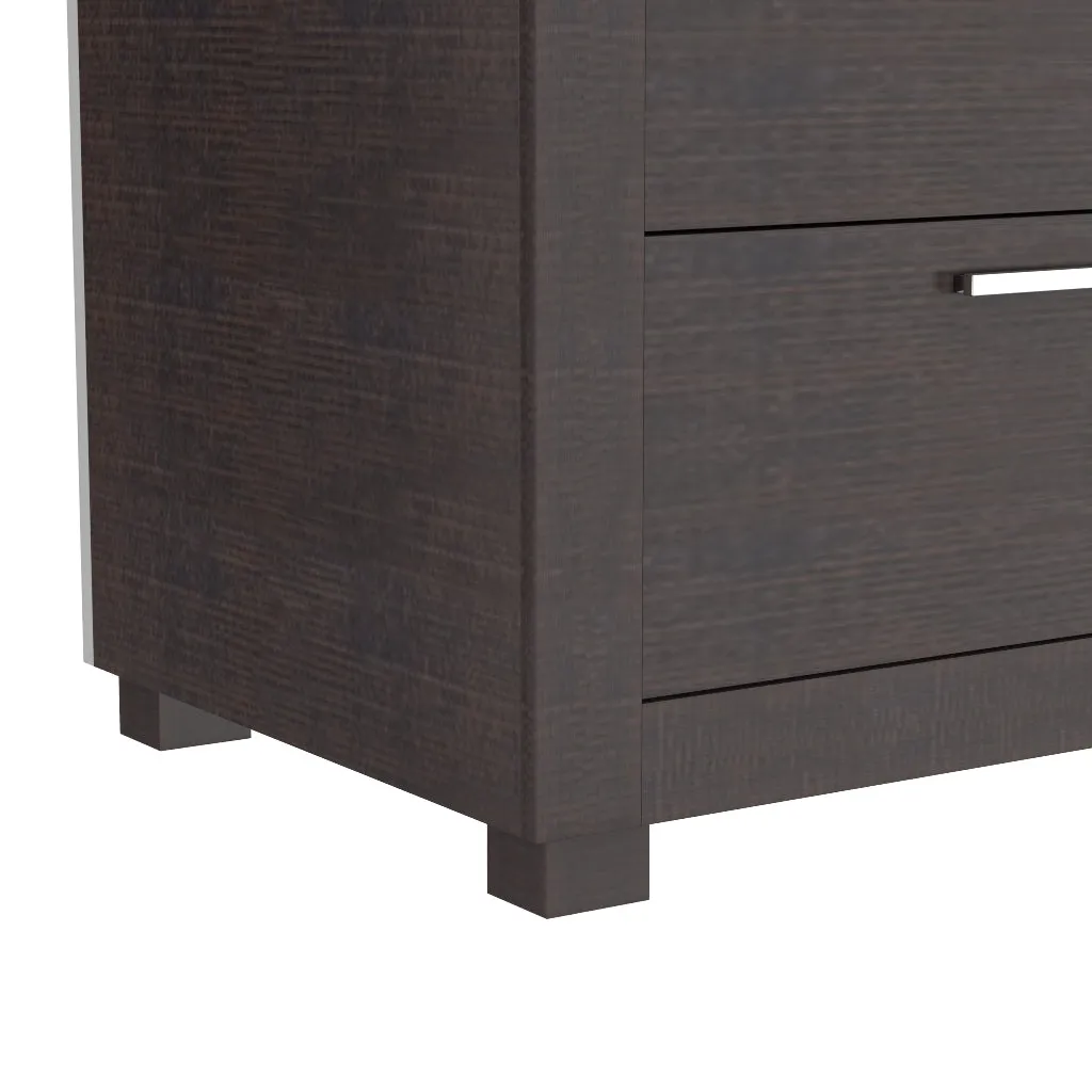Night table storage organizer for home decor, wood barn