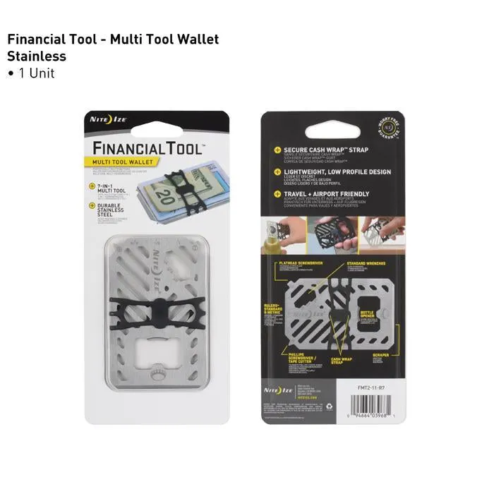 NITE IZE-MONEY CLIP   RFID BLOCK   TOOLS