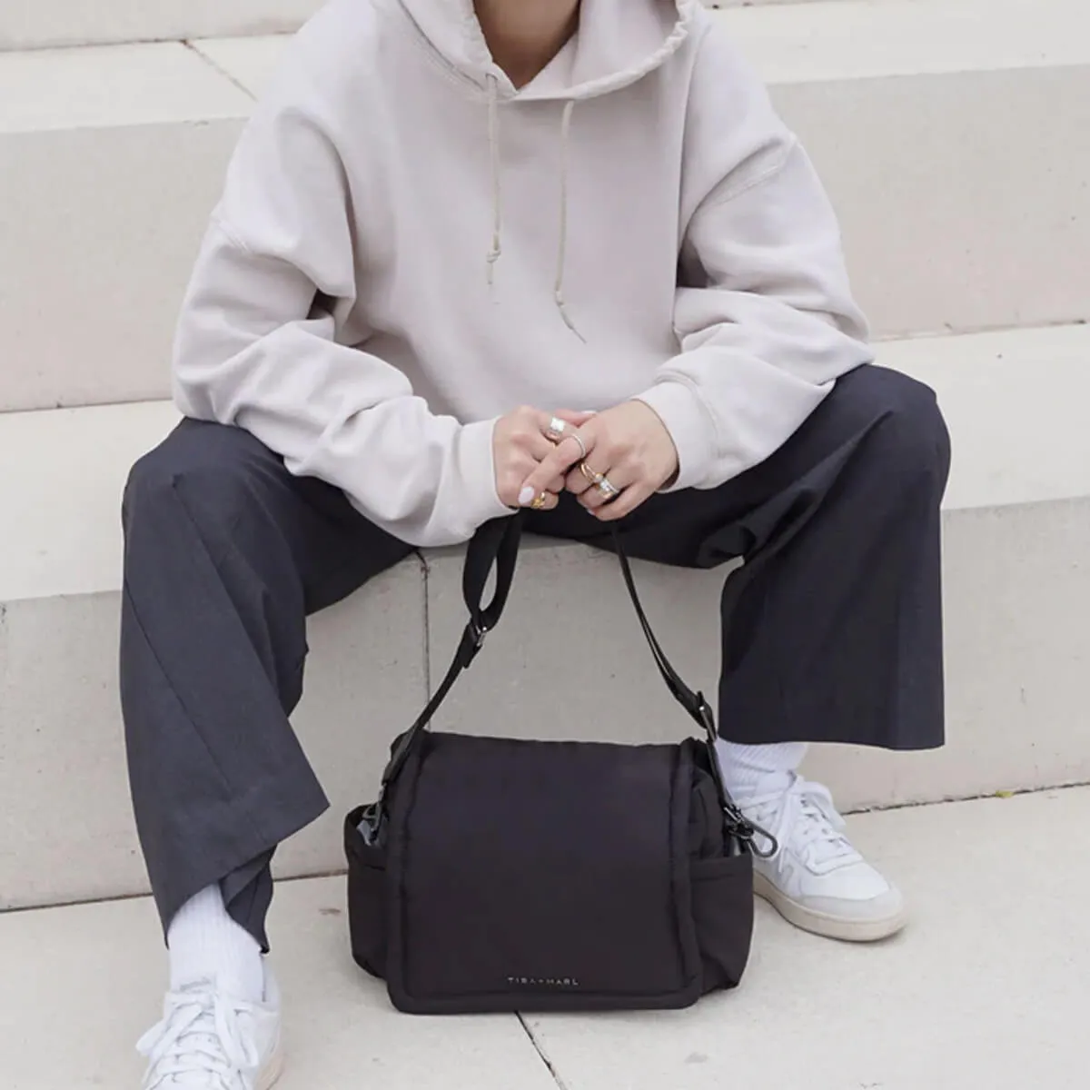 Nova Compact Changing Bag aus recyceltem Nylon