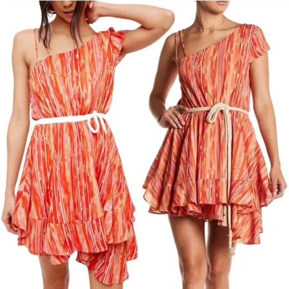 NWT Free People Heart Shaped Face Mini Dress In XS