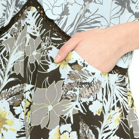 NWT SANTIAGO PRINTED ROMPER