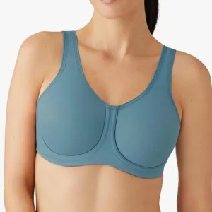 NWT Wacoal Women's Full Support Underwire Sport Bra, blue