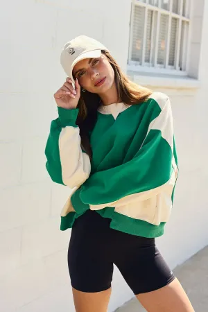 Olivia Contrast Pullover small