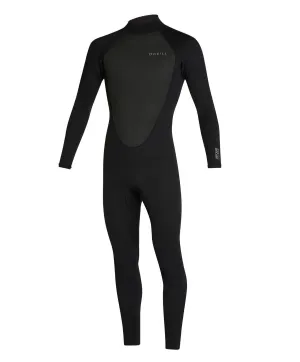 O'Neill Factor Back Zip Steamer 3/2mm - Black/Black