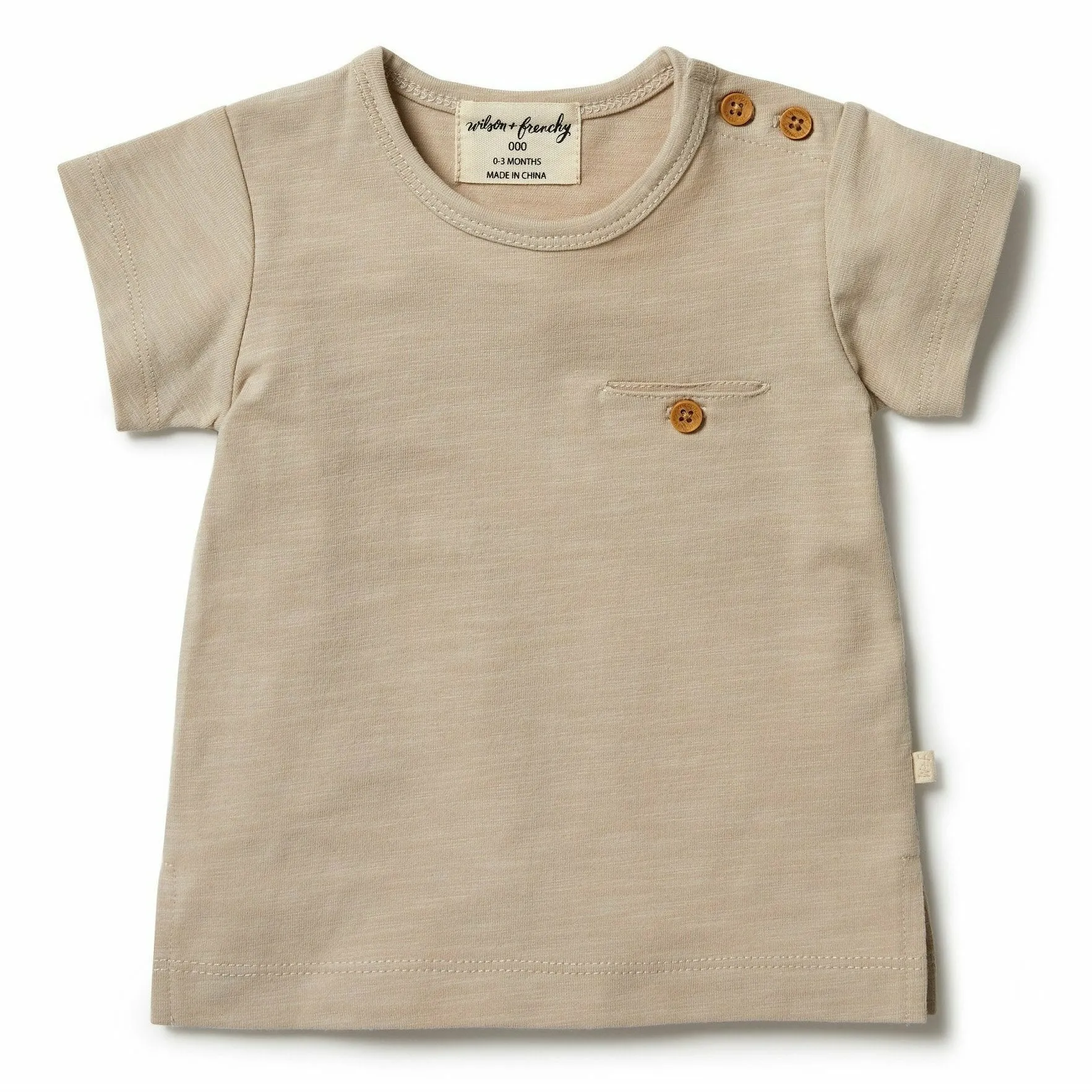 Organic Pocket Top - Walnut