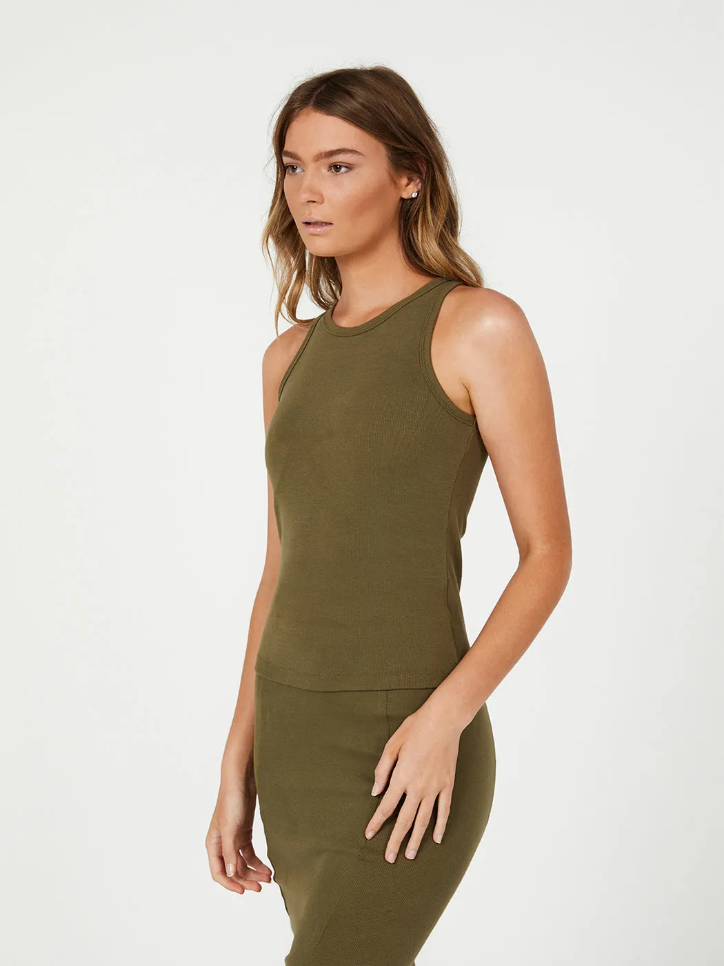Paige Tank Burnt Olive