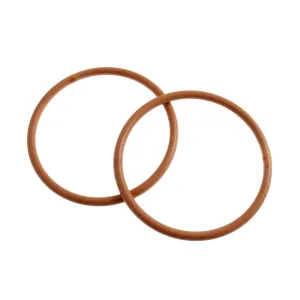 Pair Of Round Shaped Bag Handle For Bag Making 13 cm - Light Wood