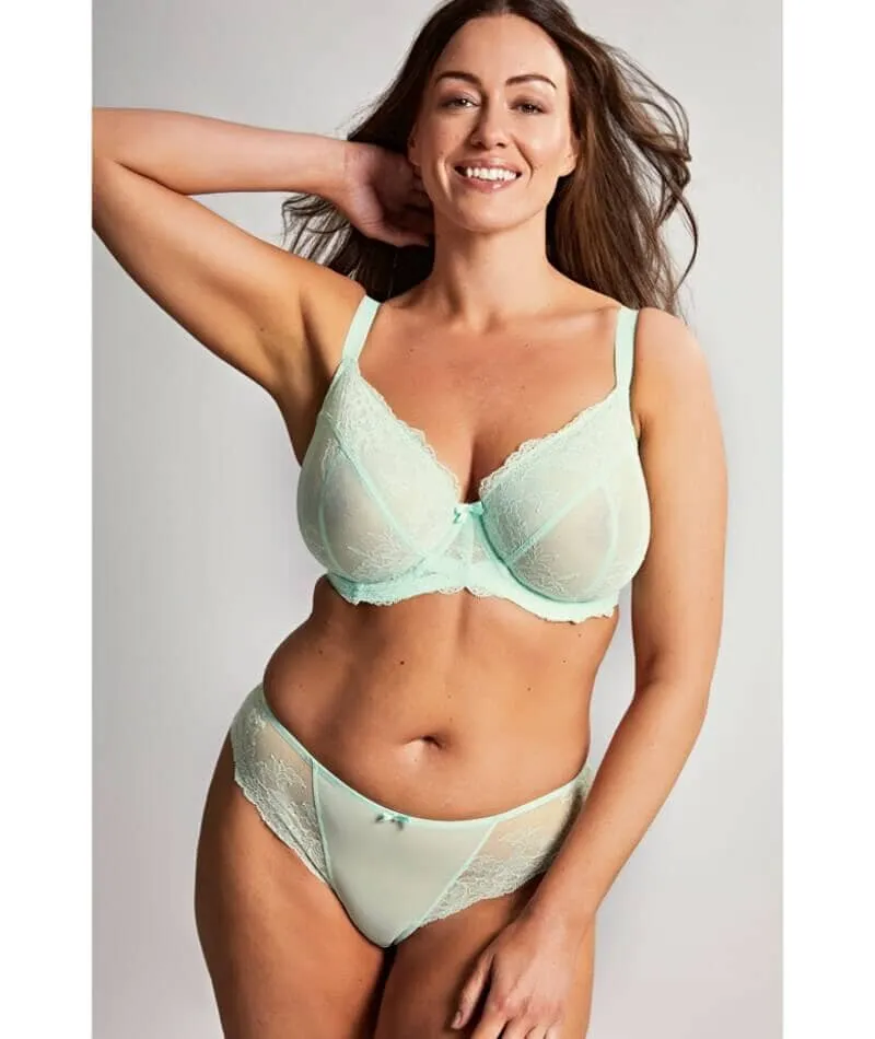 Panache Ana Underwired Plunge Bra - Mint Green