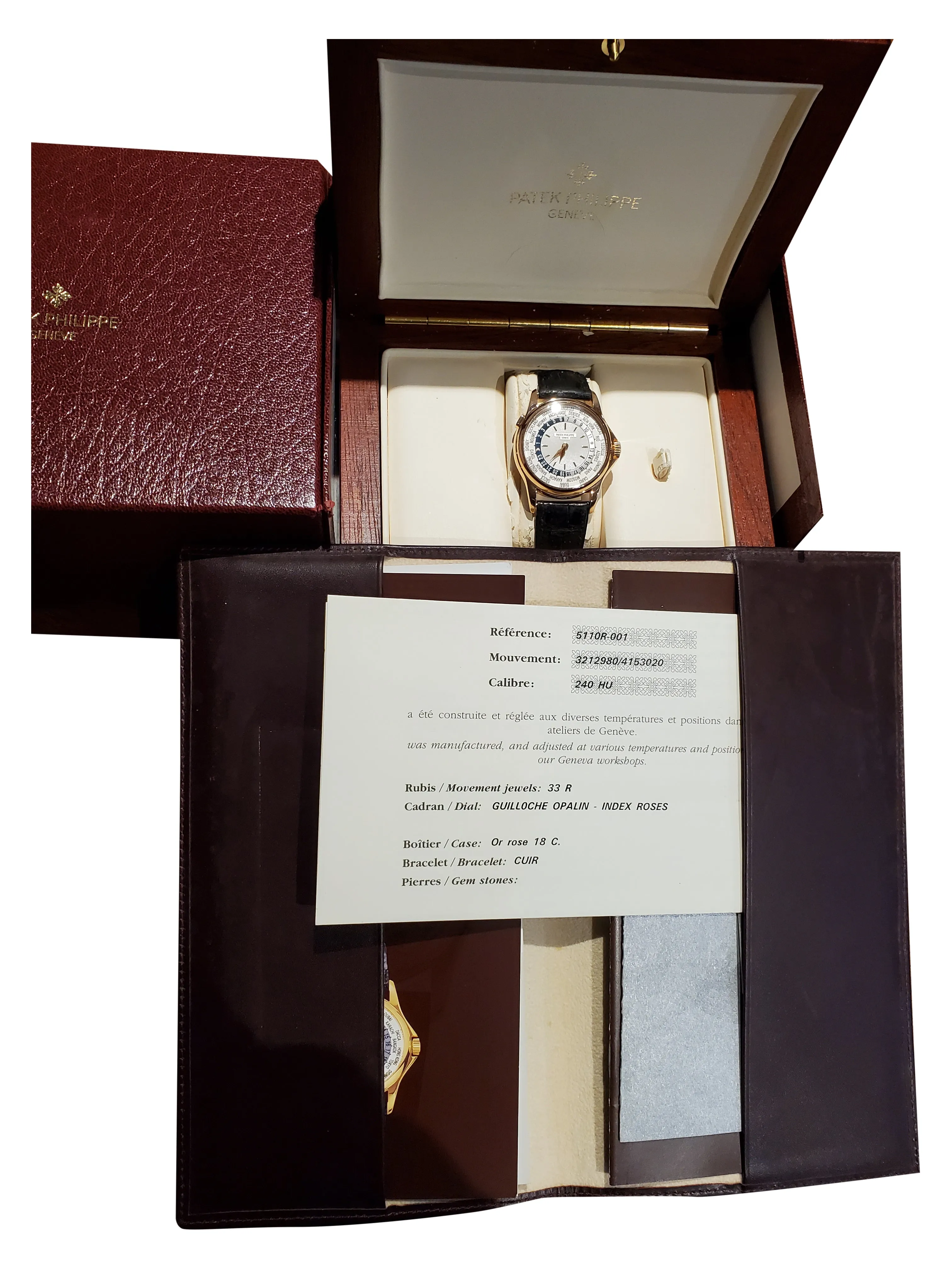 Patek Philippe 5110R World Time Watch circa 2004