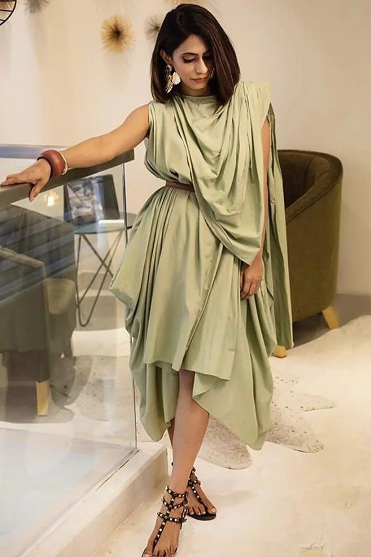 Pavitra - asymmetrical Dress
