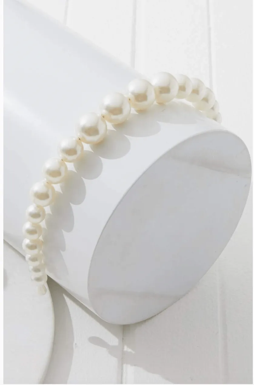 Pearl Crown Headband