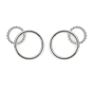 Pearled Venn Earring in Silver