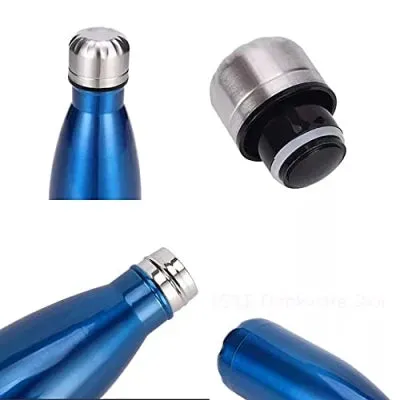 Personalized All in One Men's Combo (2 pcs) & Customized Rainbow Stainless Steel Water Bottles - Tan
