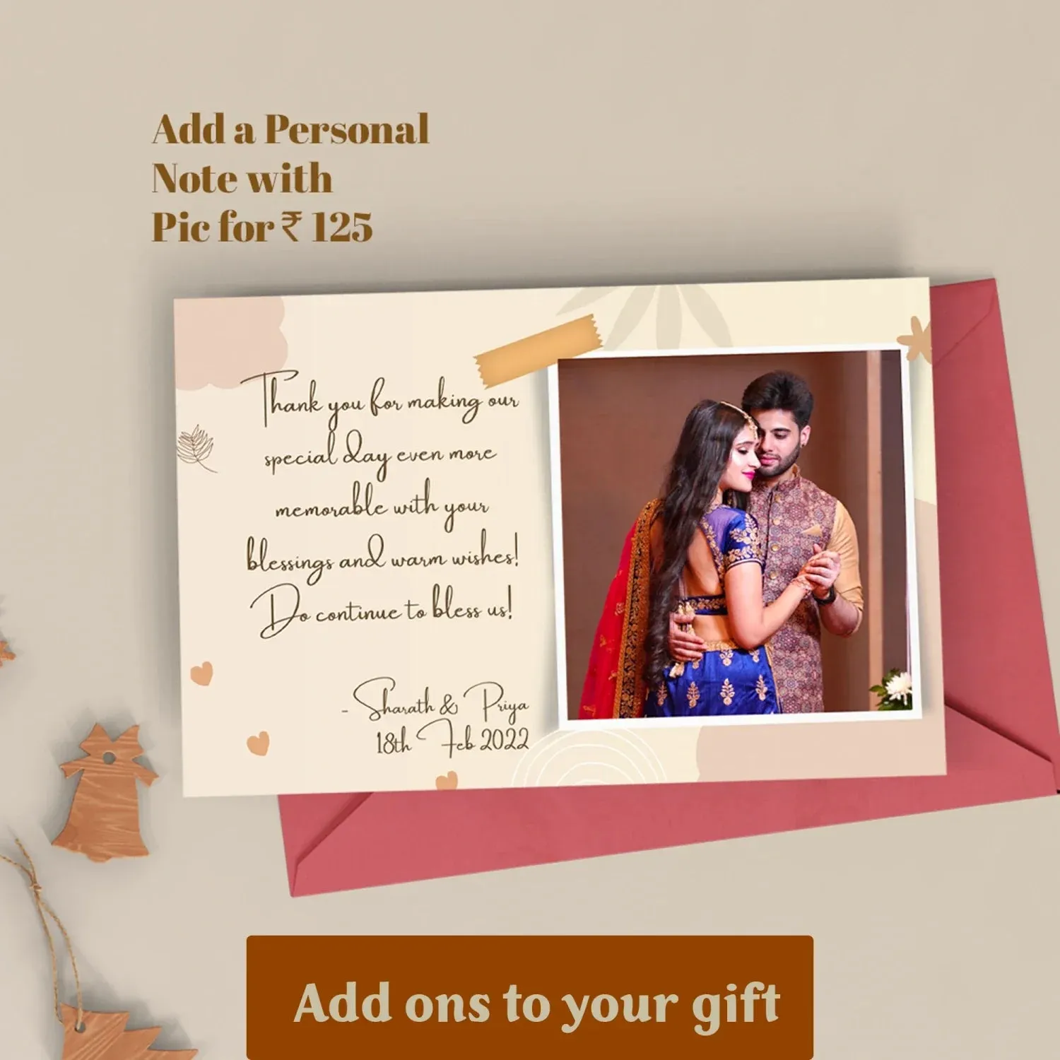 Personalized Couple's Combo : Premium Lady Wallet ( Product 1 )& Men's Wallet (Product 2)- Wine