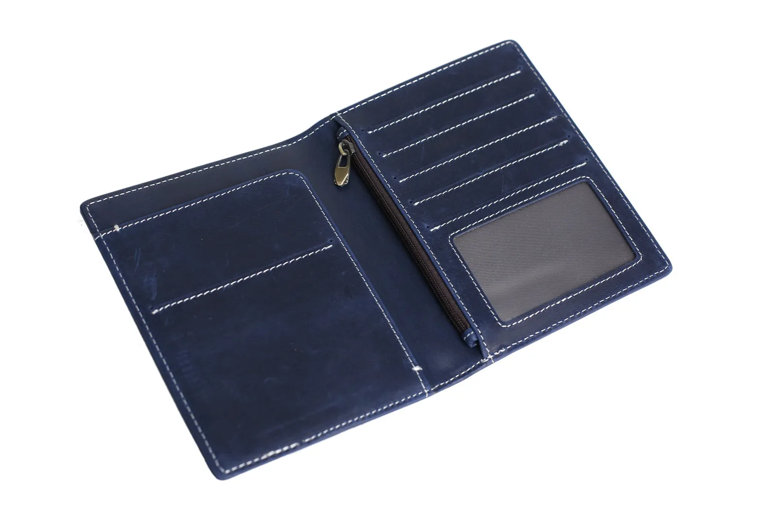 Personalized Initials Leather Passport Holder, Card Holder - Groomsmen Gifts