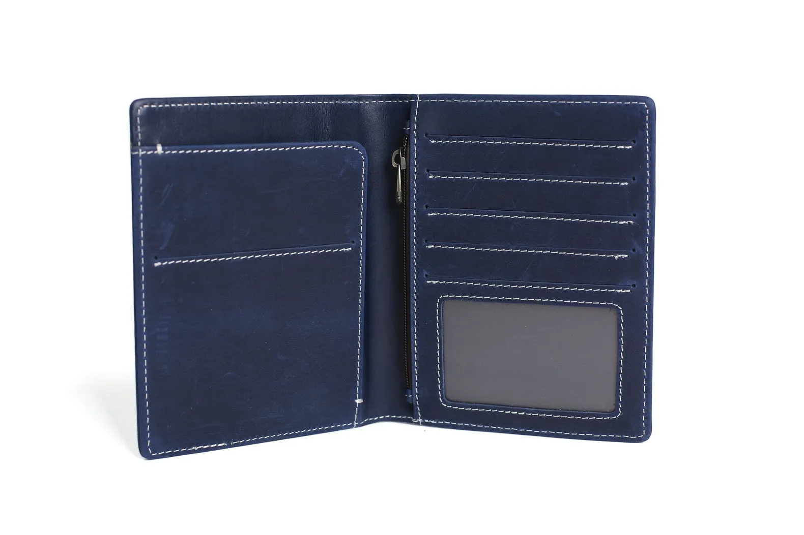 Personalized Initials Leather Passport Holder, Card Holder - Groomsmen Gifts