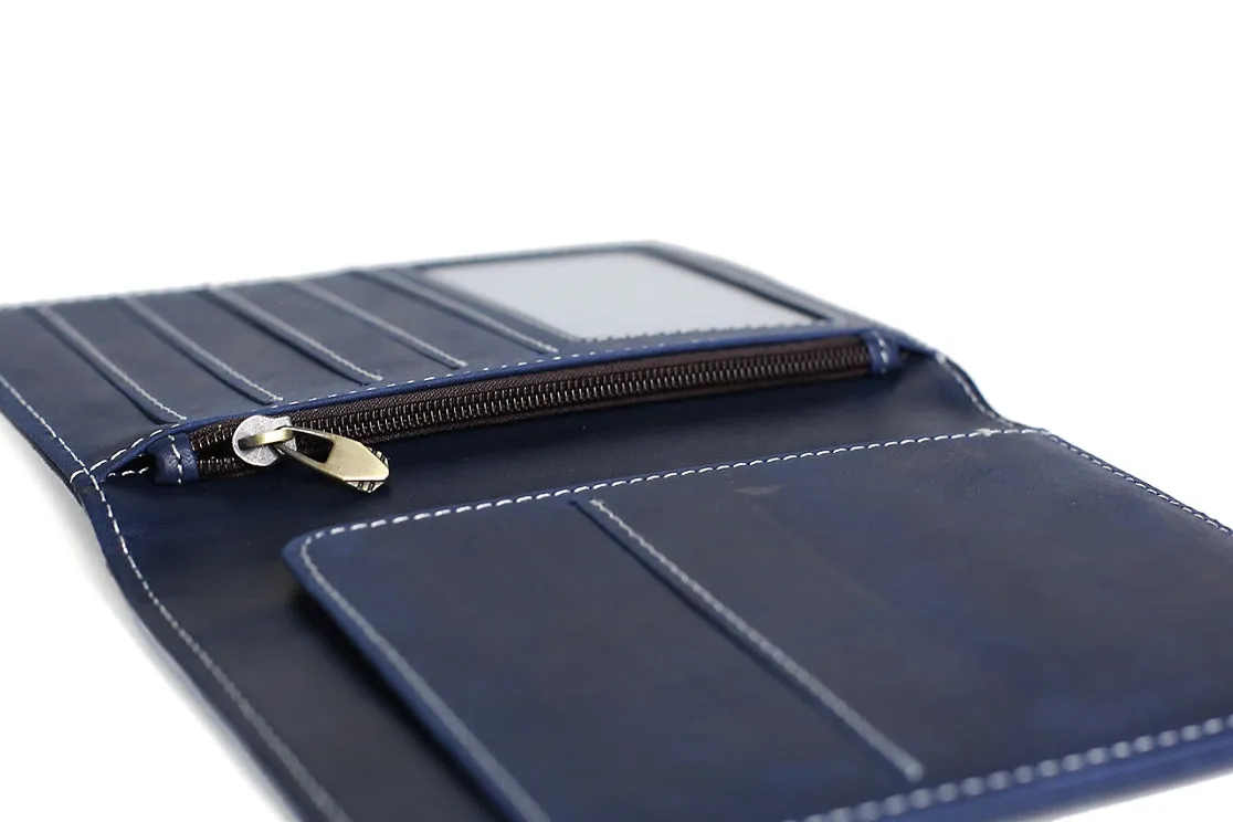 Personalized Initials Leather Passport Holder, Card Holder - Groomsmen Gifts