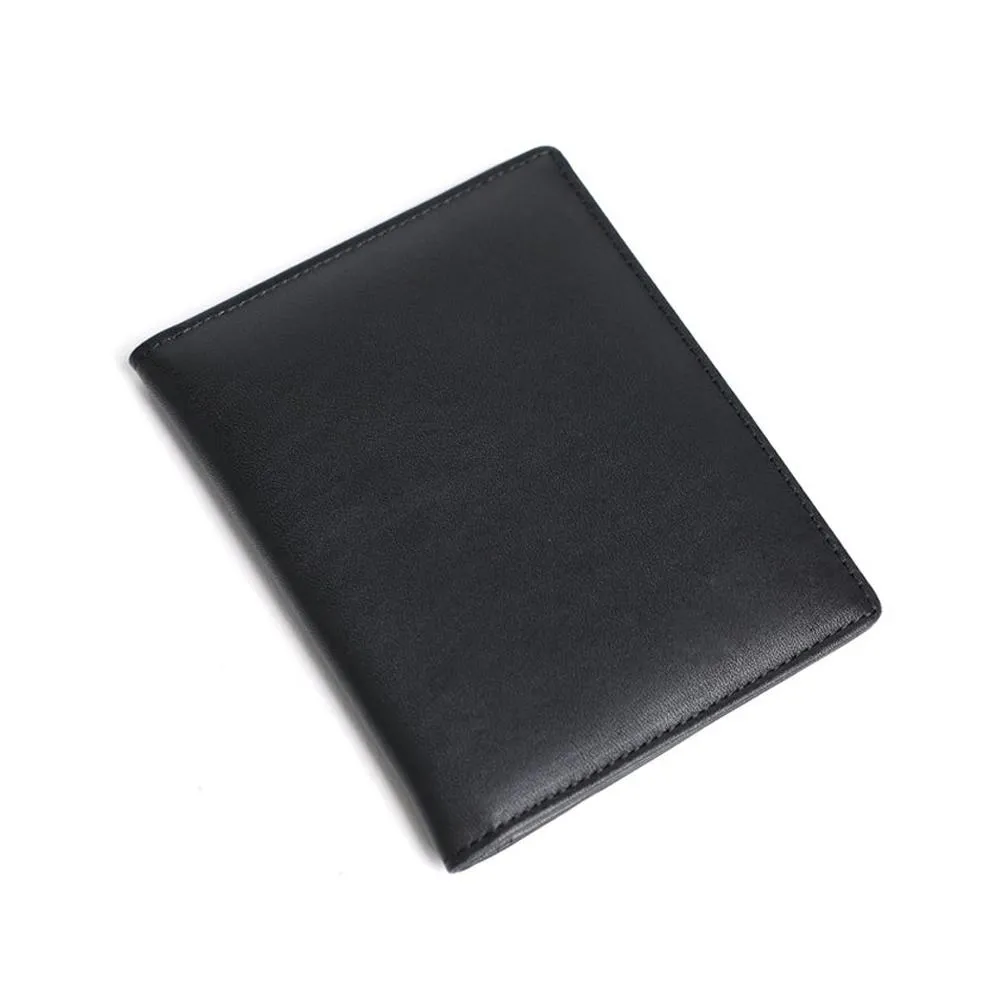 Personalized Initials Leather Passport Holder, Card Holder - Groomsmen Gifts