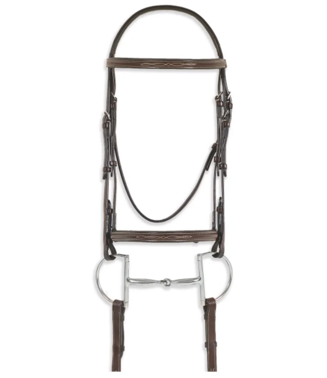 Pessoa PRO Fancy Stitched Raised Bridle