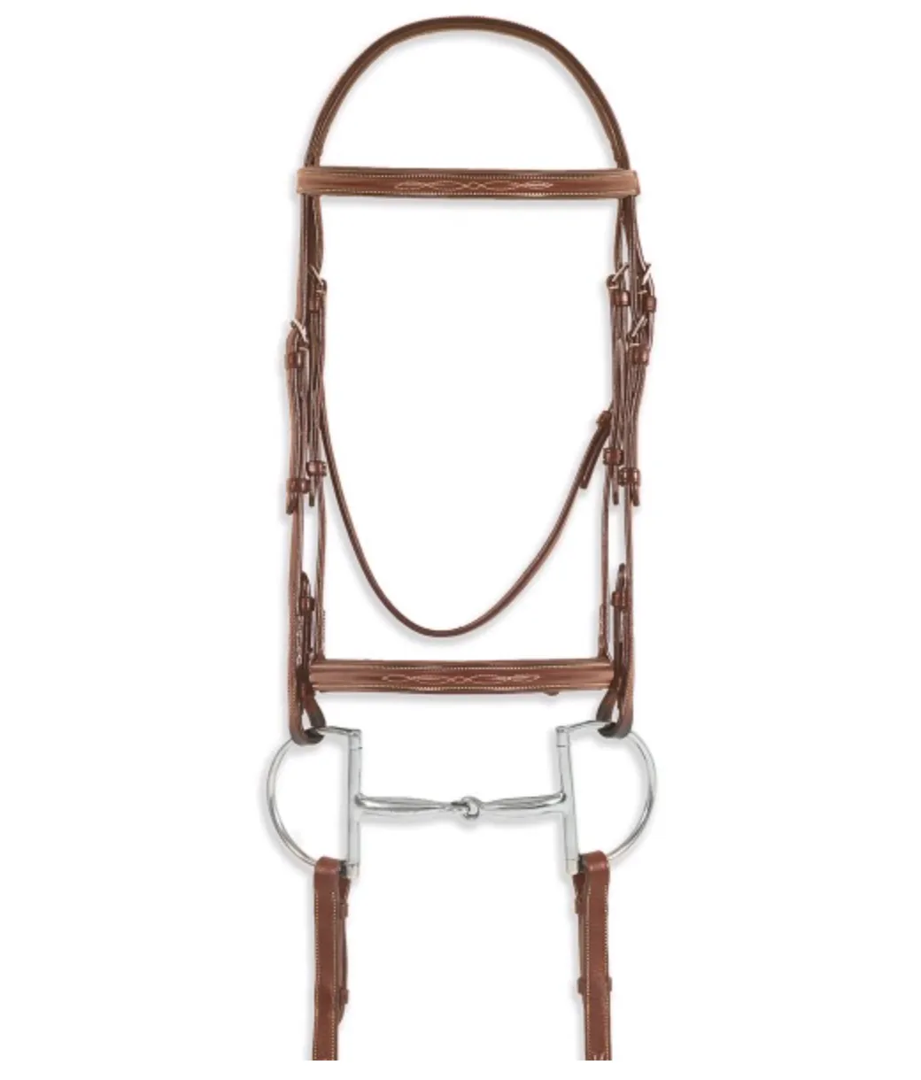 Pessoa PRO Fancy Stitched Raised Bridle