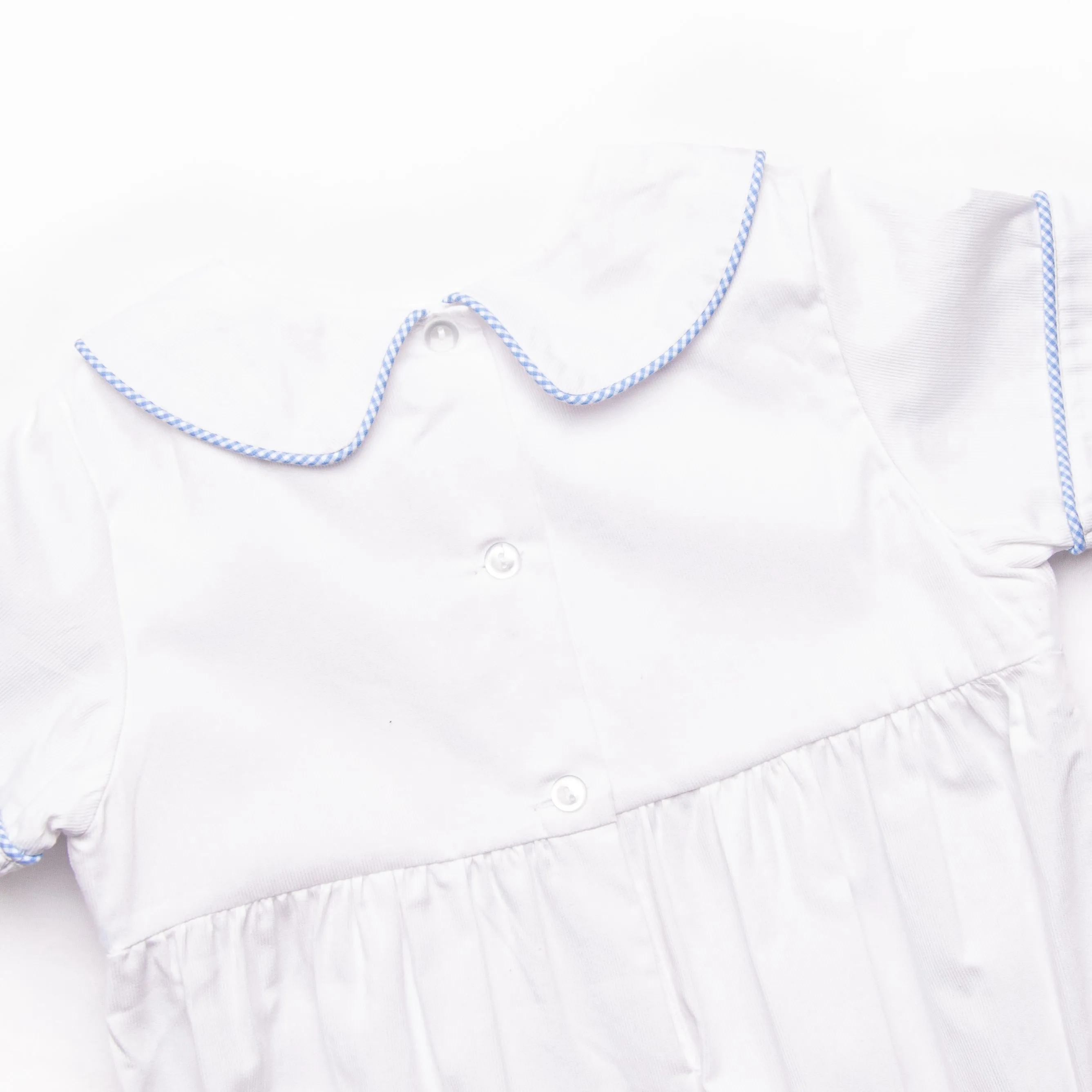 Peter Cottontail Smocked Bubble, Blue