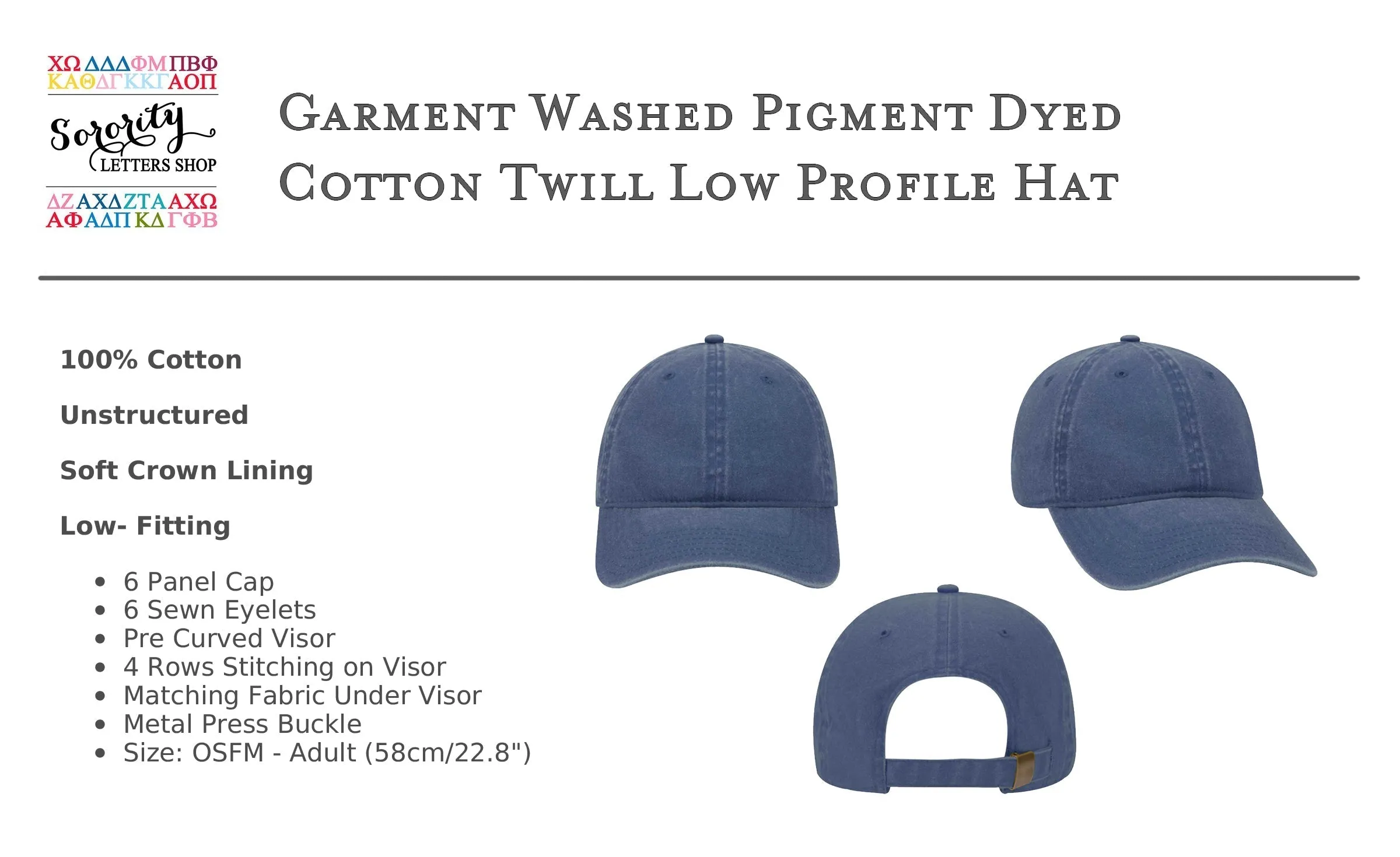 Pi Kappa Alpha PIKE Relaxed Fit Hat