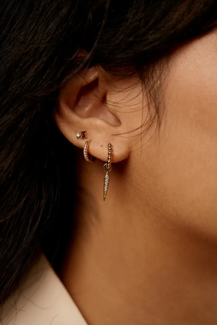 Piercing n°18 - Grenat