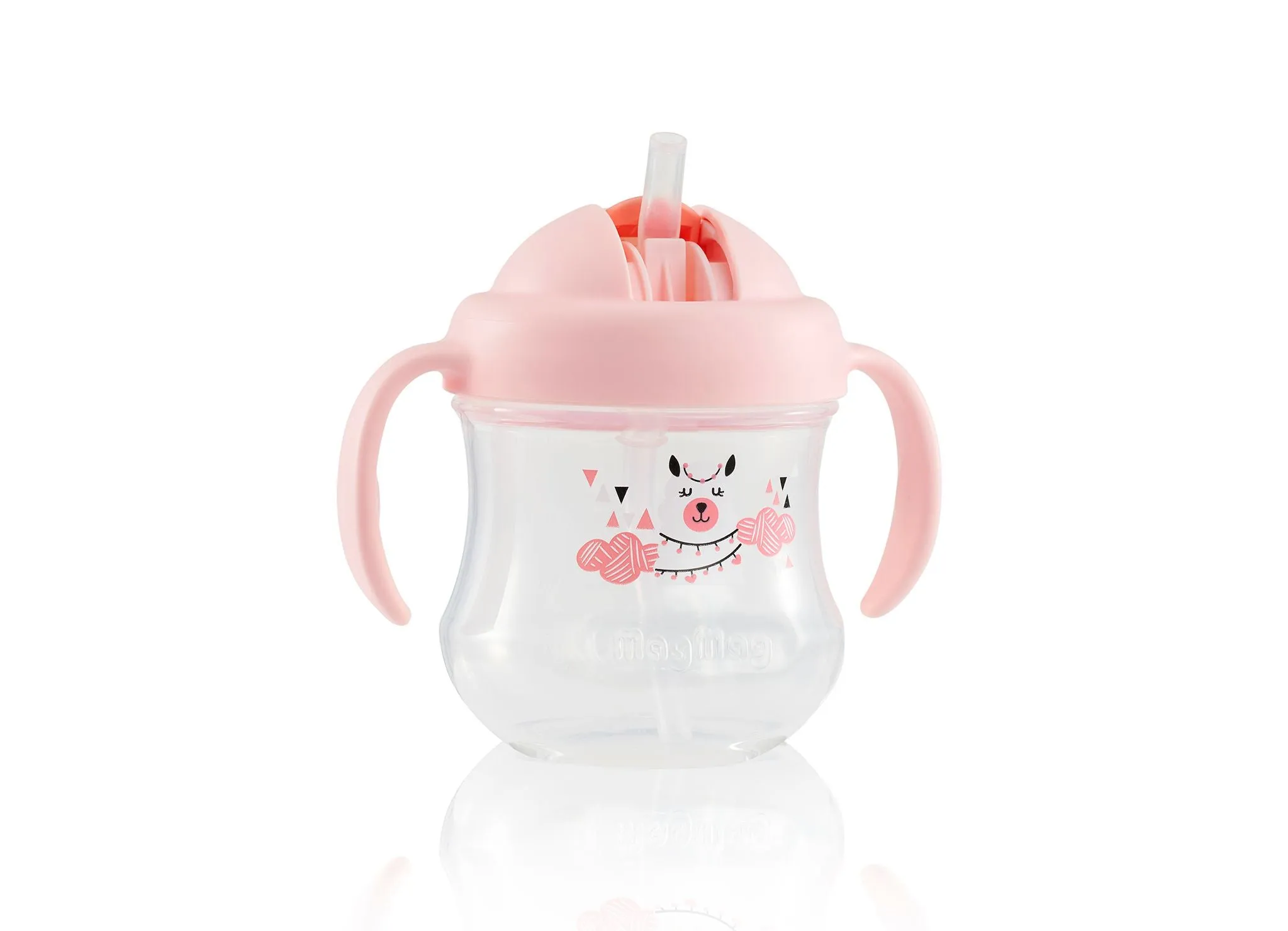 Pigeon MagMag Straw Cup - Matte Pink