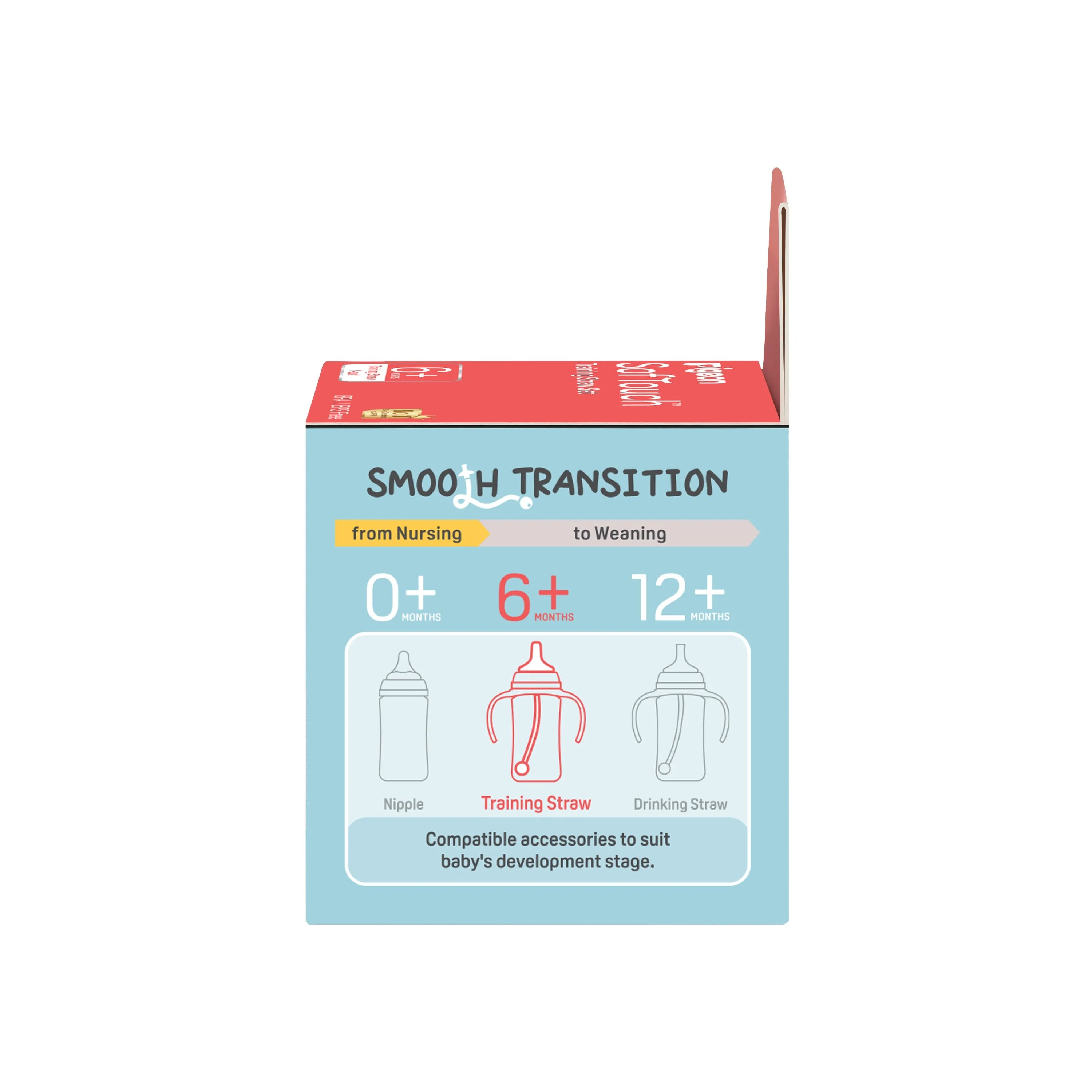Pigeon Softouch Training Straw Set