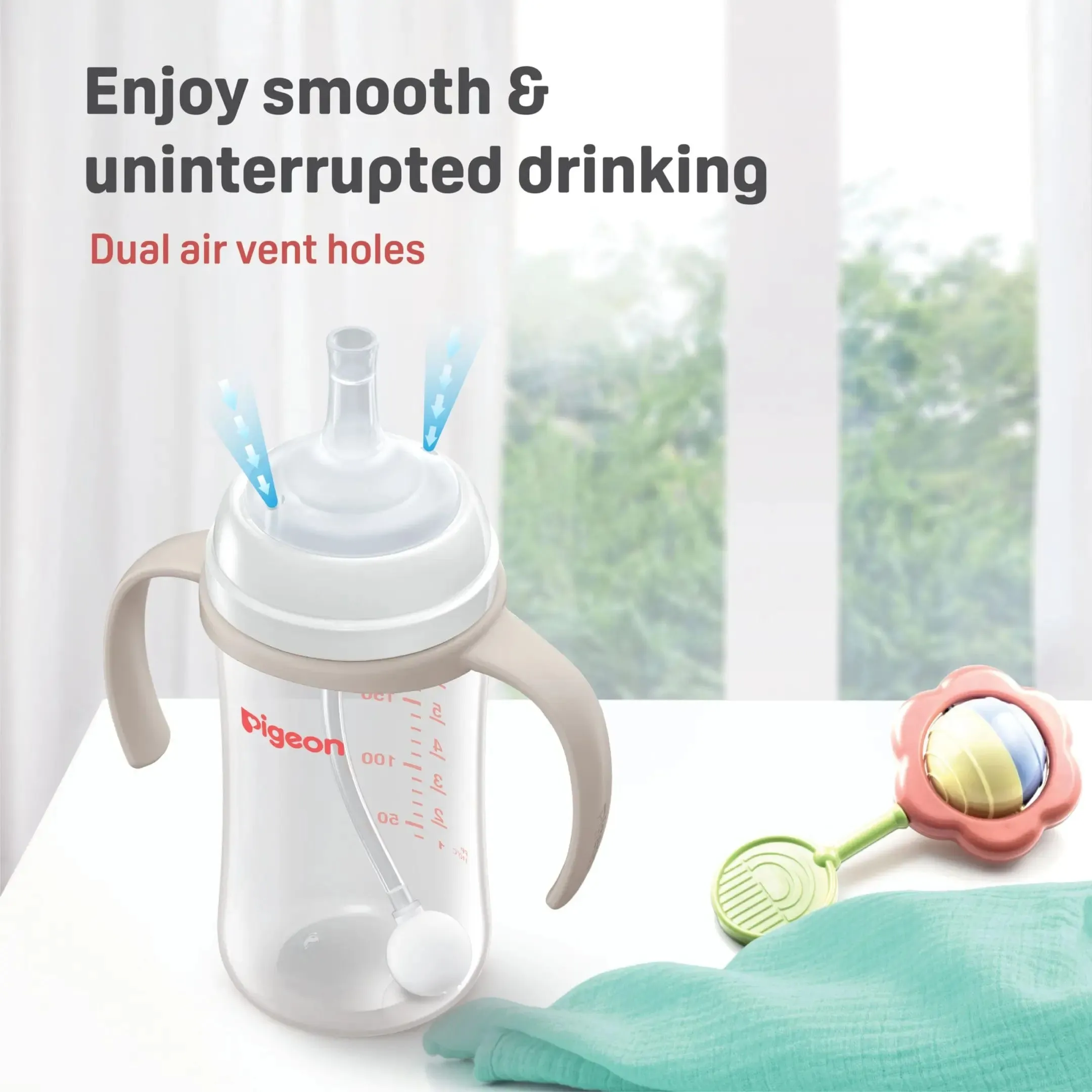 Pigeon Softouch Training Straw Set