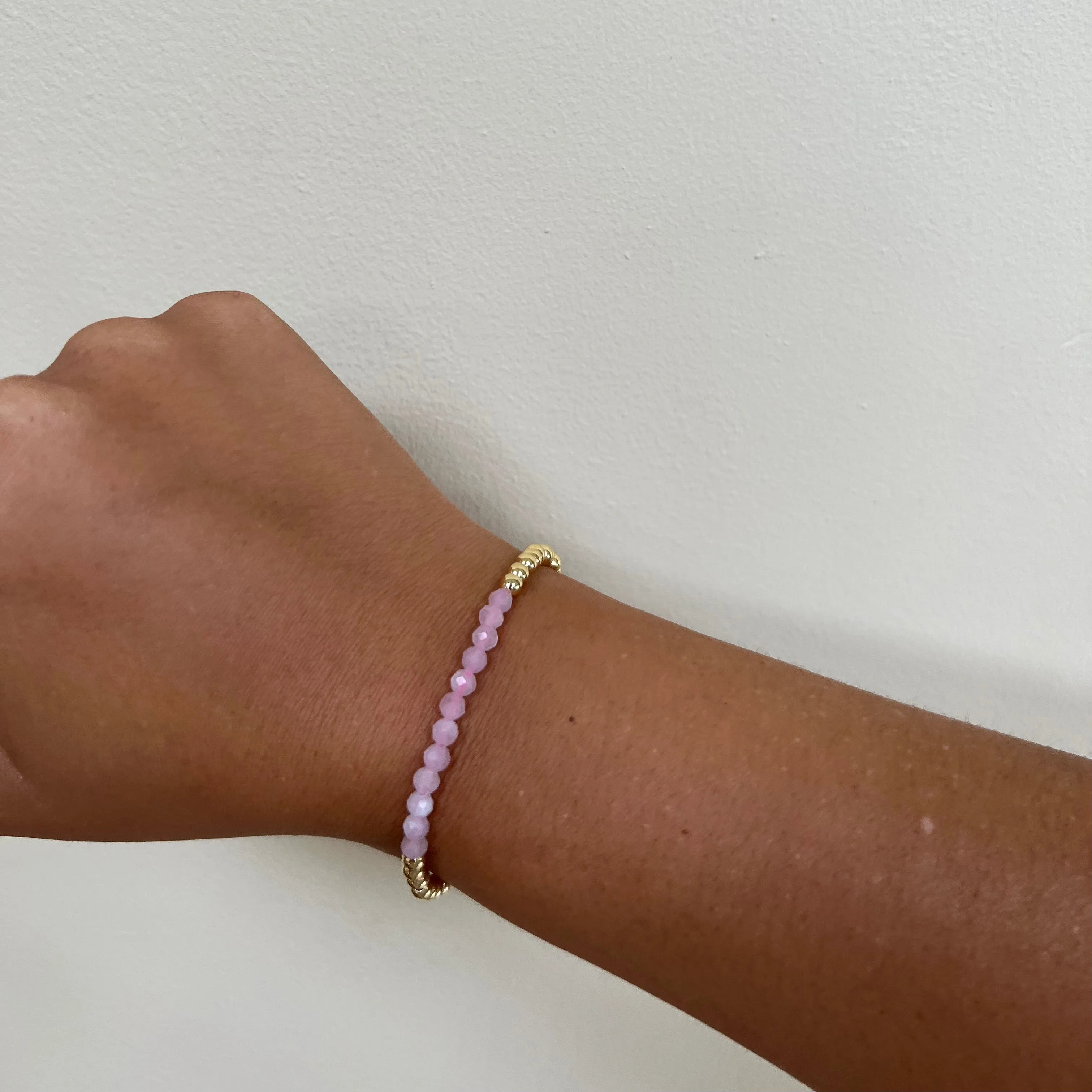 Pink Beaded Bracelet