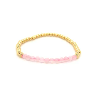Pink Beaded Bracelet
