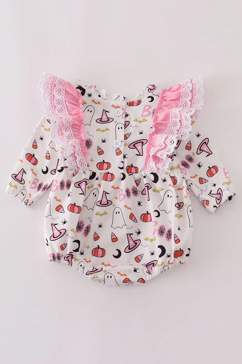 Pink Halloween Girl Bubble