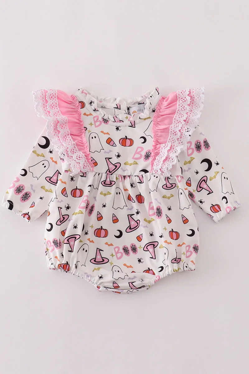 Pink Halloween Girl Bubble