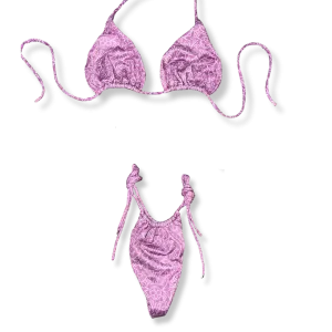 Pink Louie Tie Bikini