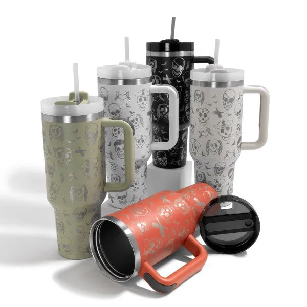 Pirate Skull 40oz Tumbler