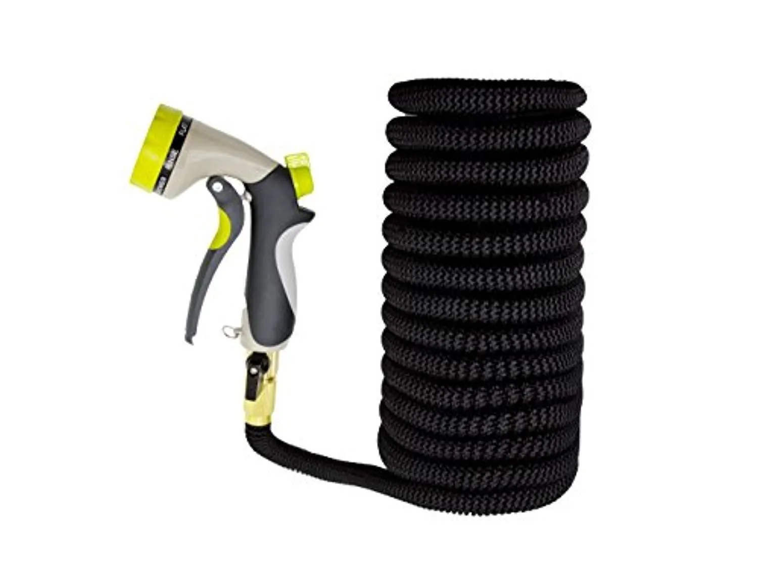 Pocket Hose  Magic Expanding Hose with Brass Fittings - Comes with High Pressure Nozzle (50 Foot)