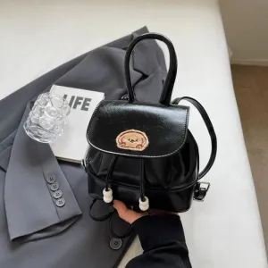 Pocket Organizer Mini Leather Backpack