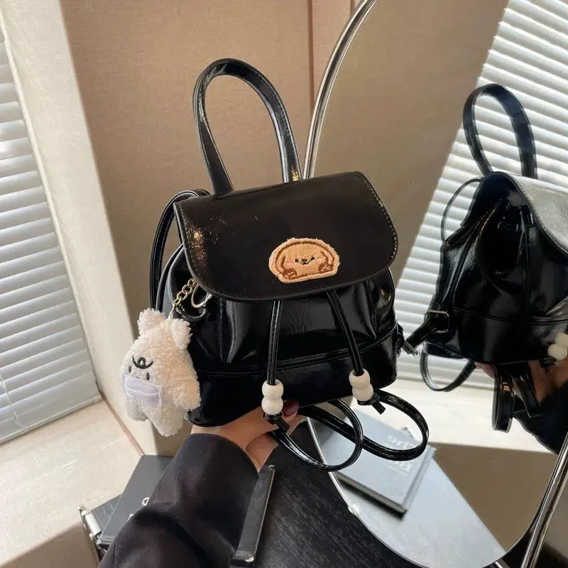 Pocket Organizer Mini Leather Backpack